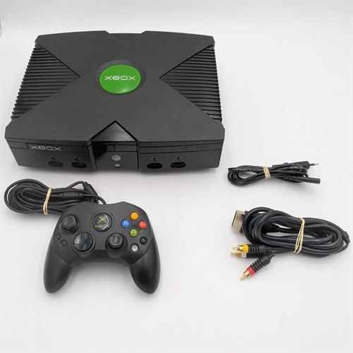 XBOX Original - Sort - Konsol -  SNR 307621234905 (B Grade) (Genbrug)